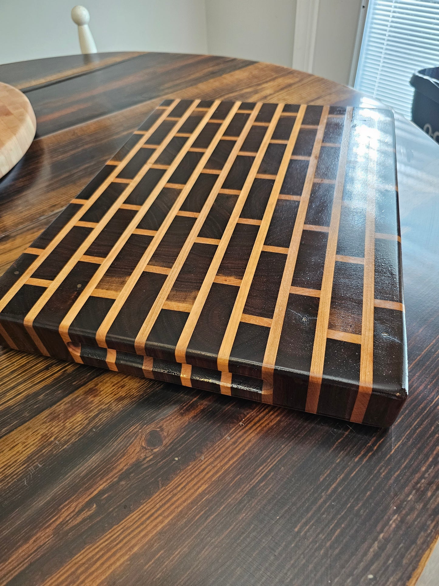 Walnut and Maple BRICK Butcher Block