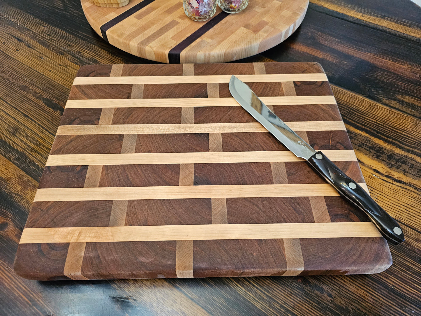 Cherry and Maple BRICK Butcher Block
