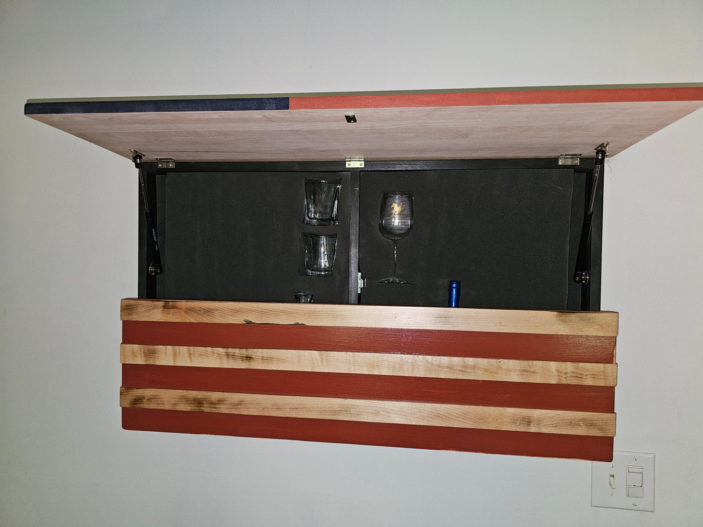 Flag, His and Hers Bar
