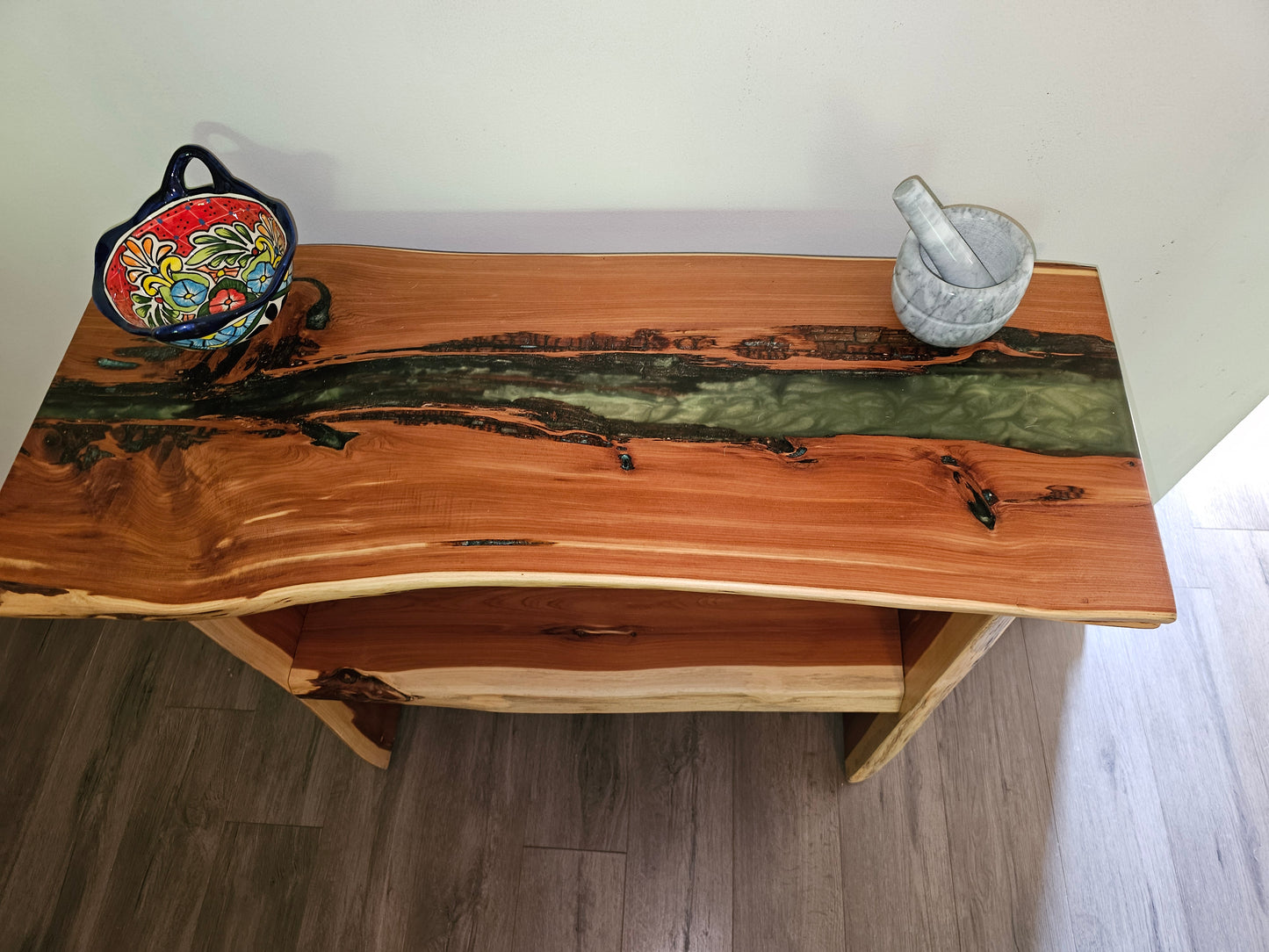 Hallway/Entryway Epoxy Table