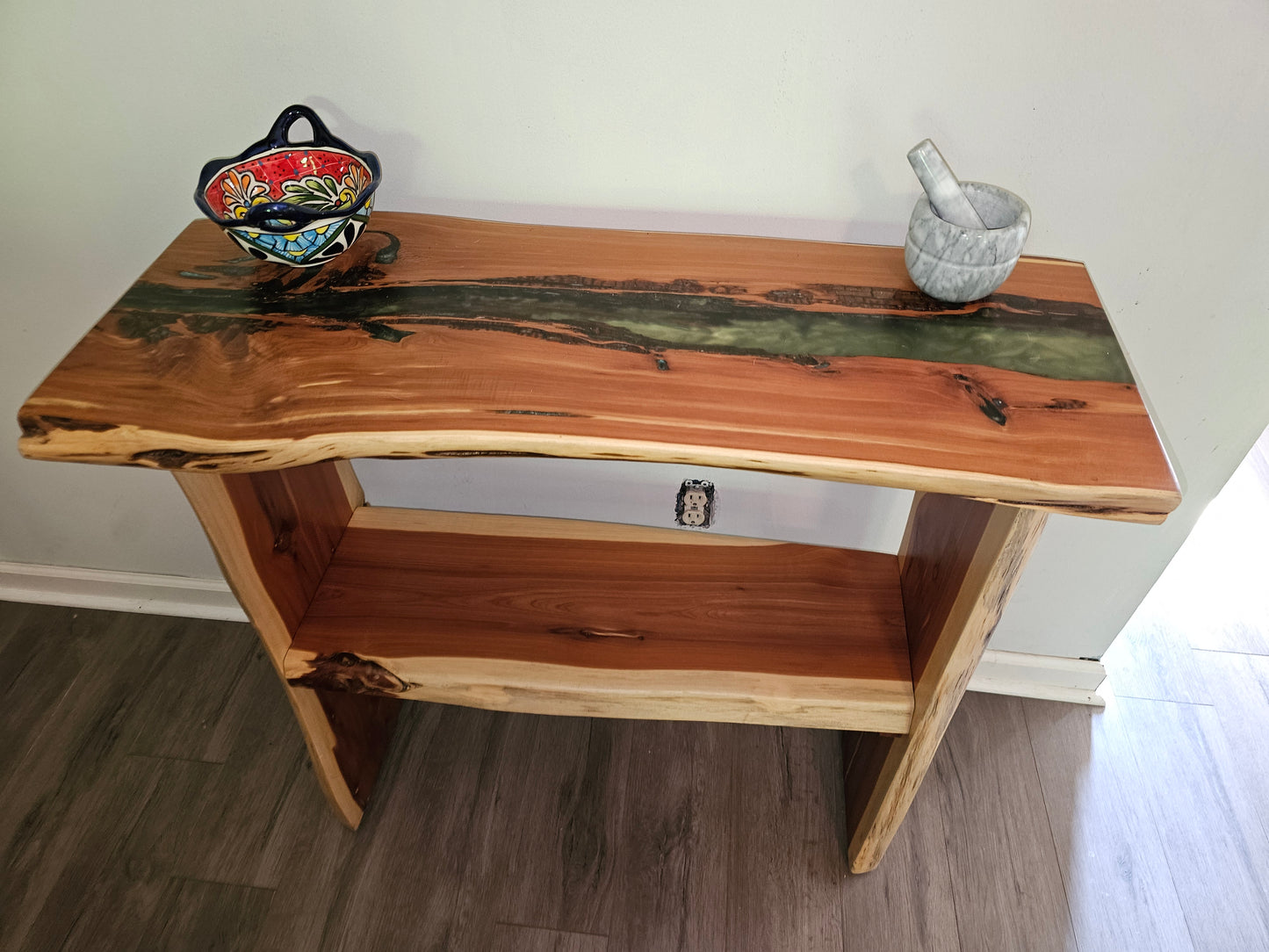 Hallway/Entryway Epoxy Table