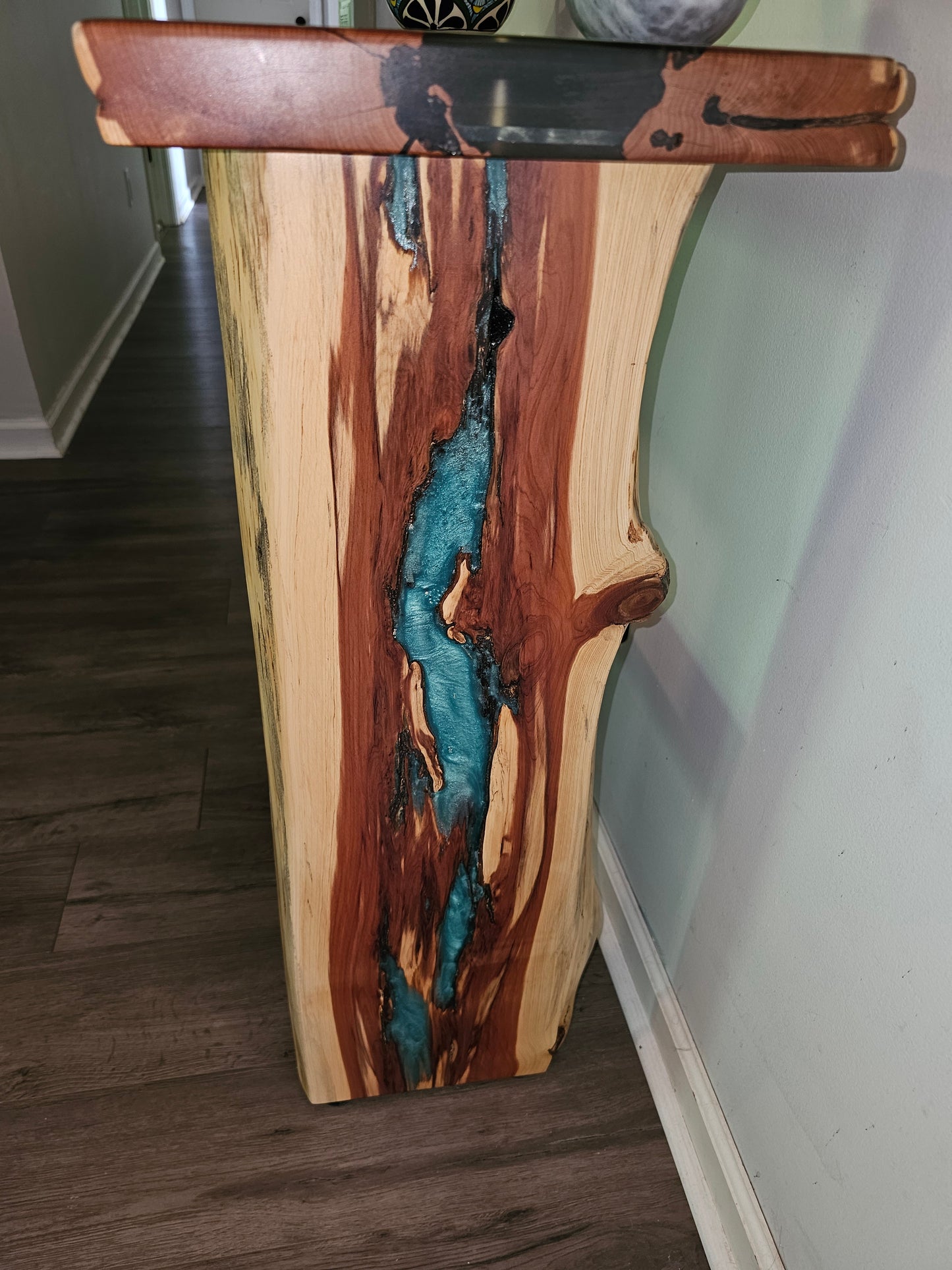 Hallway/Entryway Epoxy Table