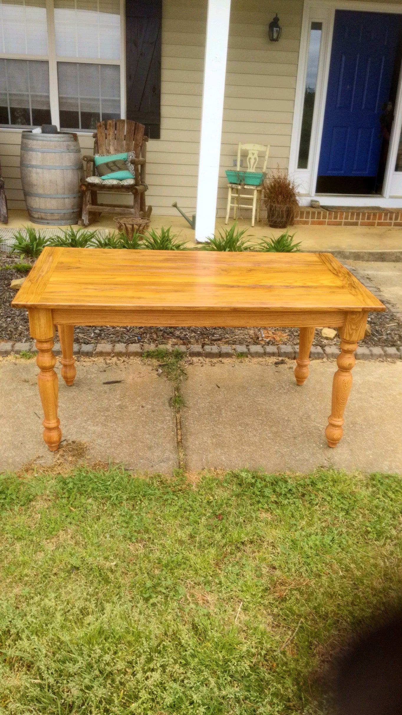 Non-Epoxy Modern to Farm wood tables