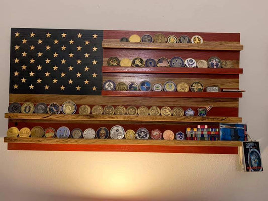 Flag Coin Holder