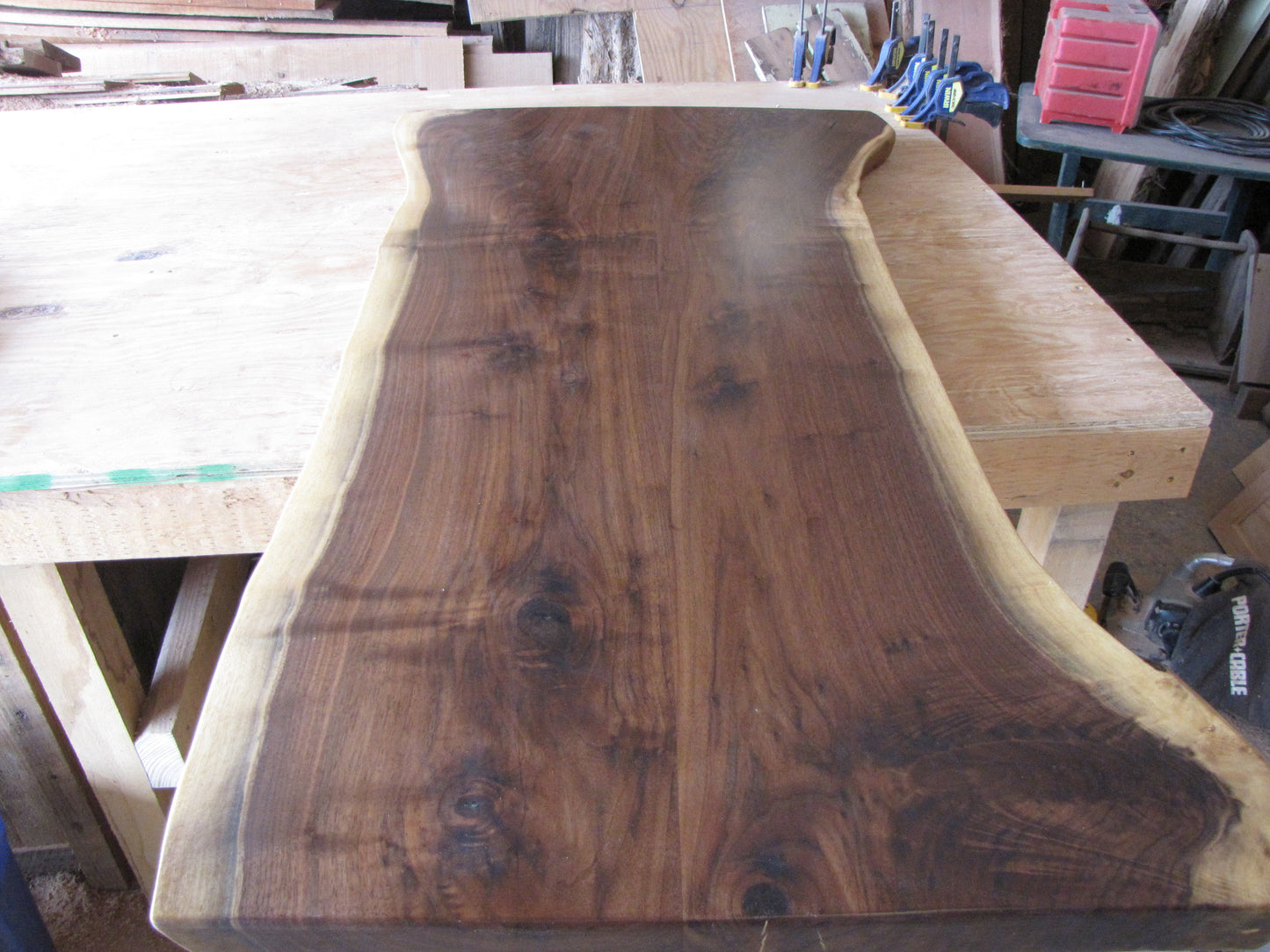 Non-Epoxy Modern to Farm wood tables
