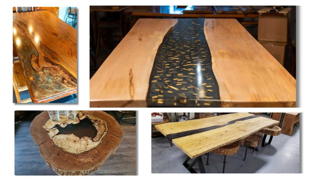 Epoxy River Tables & Live Edge Conference Tables