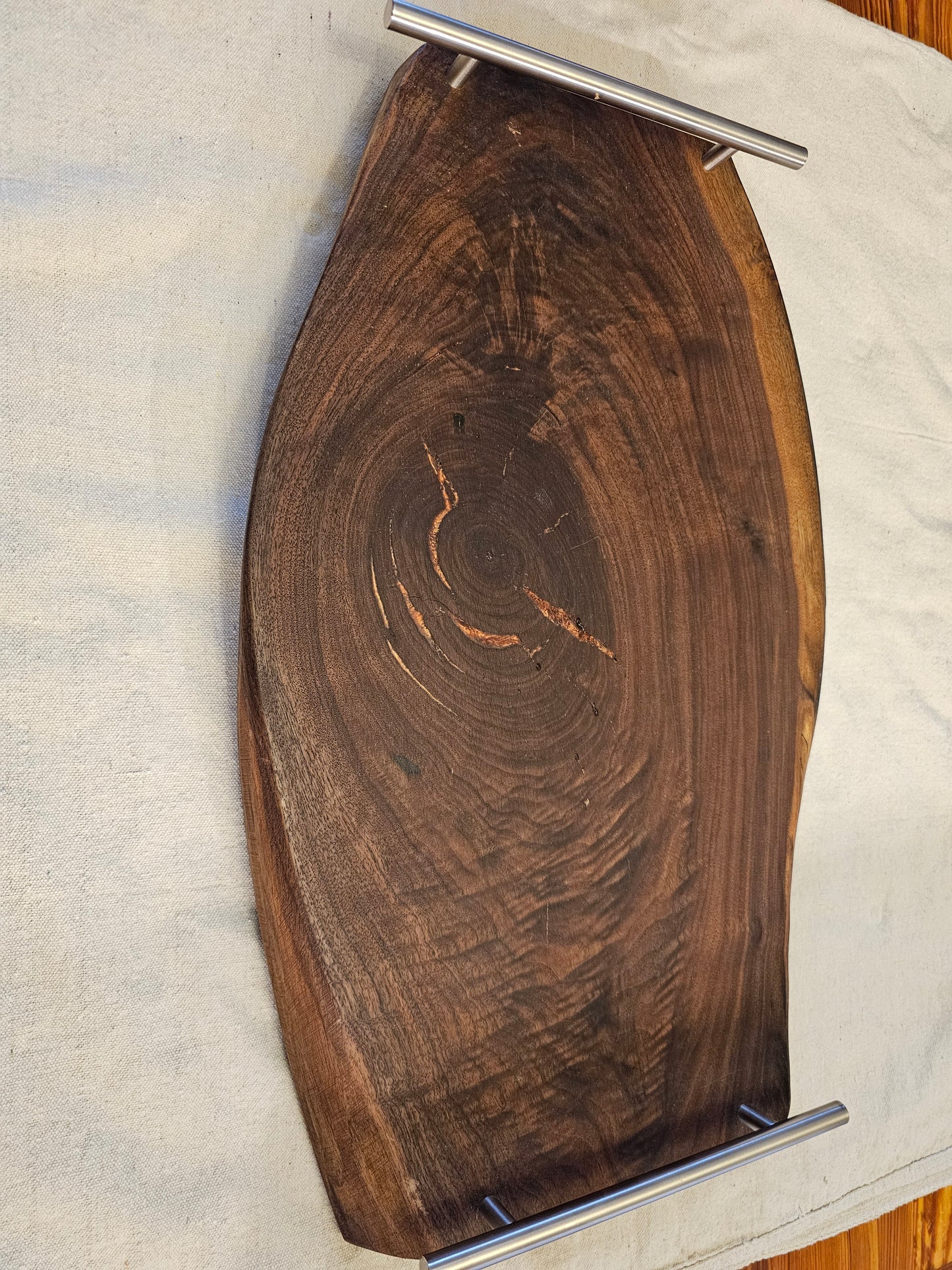 Black Walnut Knot Charcuterie Board