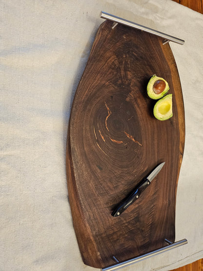 Black Walnut Knot Charcuterie Board