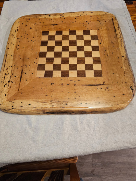 Hickory Chess Board