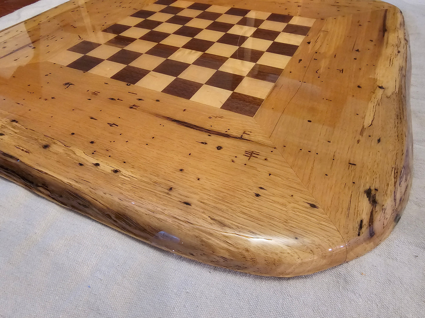 Hickory Chess Board