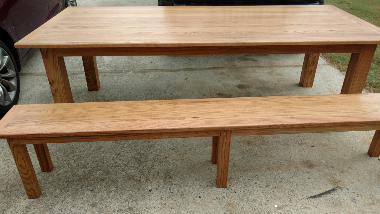 Non-Epoxy Modern to Farm wood tables
