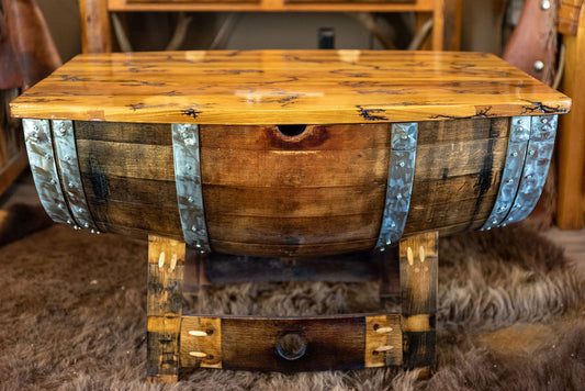 Wine Barrel Coffee Table