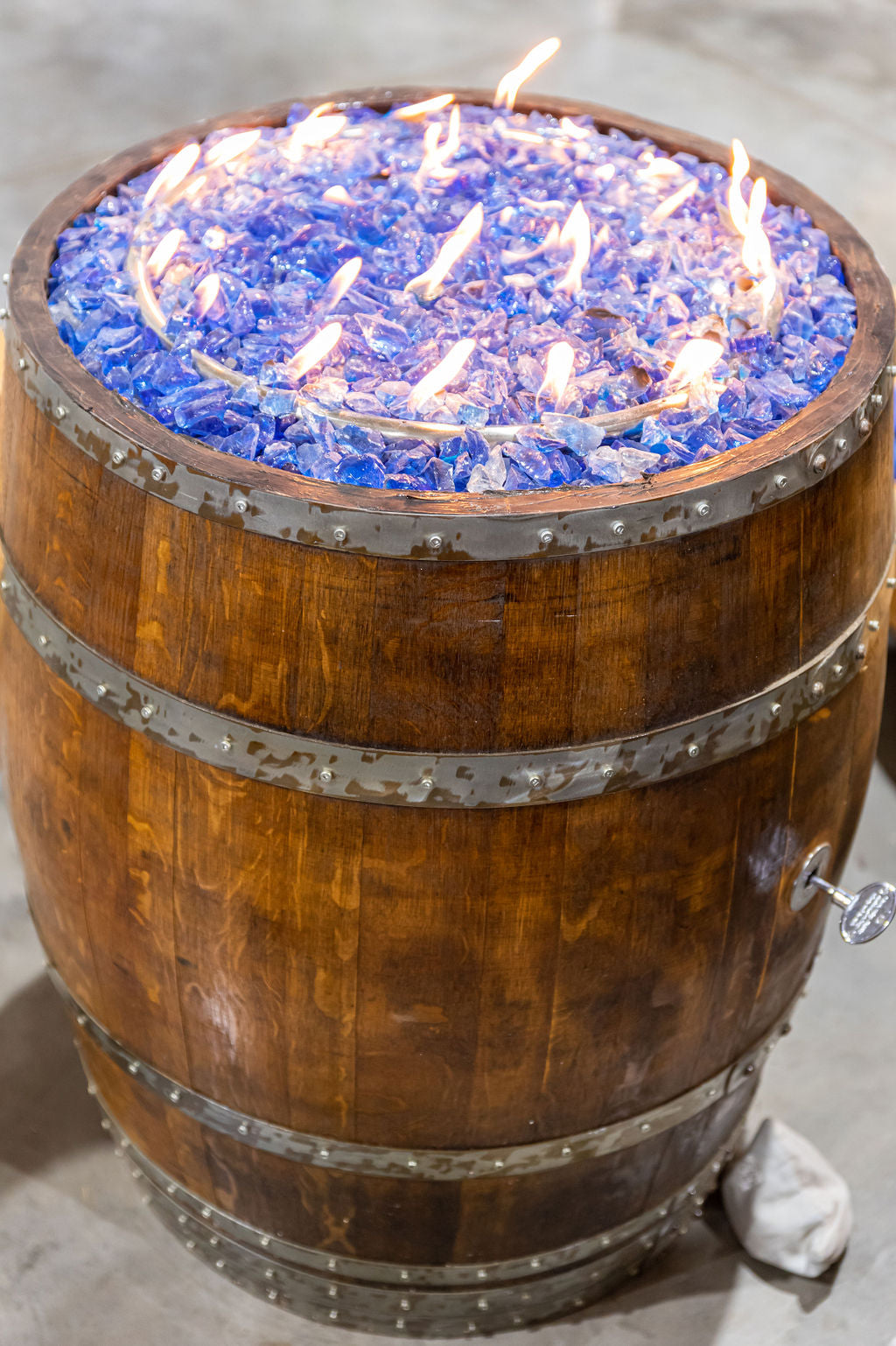 Fire Pit Whiskey Barrel